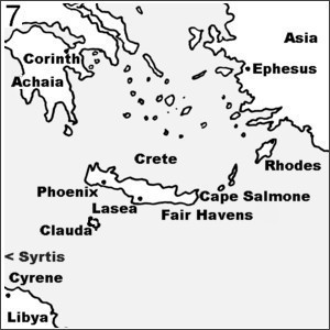 Cyrene On Map